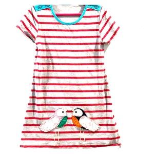 Girls Striped Spring Dress